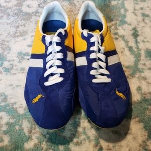 Ralph Lauren Polo Nylon and Suede Sneakers